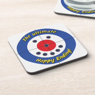 Happy Ending Curlers Untersetzer - (blau)