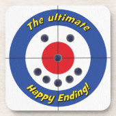 Happy Ending Curlers Untersetzer - (blau) (Vorderseite)