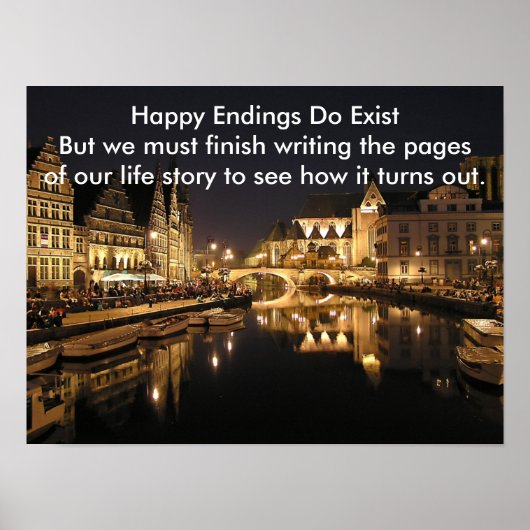 Happy Endings Poster (Vorne)