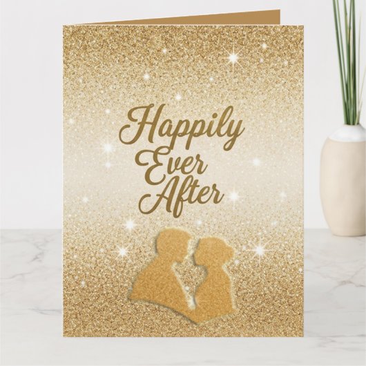 Happy Endlich Karte (Vorderseite)