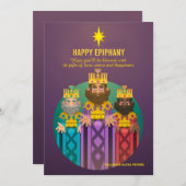 Happy Epiphany Holiday Card Feiertagskarte (Vorne/Hinten)