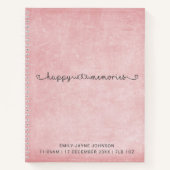 Happy Erinnerungen Baby Memory Book Keepake Journa Notizblock (Vorderseite)