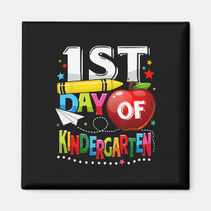 Happy Erster Tag Kindergarten Lehrer Spaß Zurück T Magnet