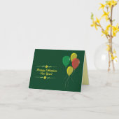 Happy Ethiopian New Year Card mit Balloons Karte (Gelbe Blume)
