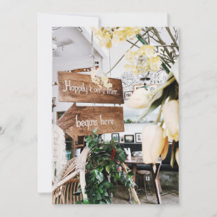 Happy Ever after Wedding Grußkarte Karte