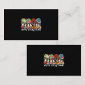 Happy Everything Boxer Hund Saisons Ganzjähriger B Visitenkarte (Vorne/Hinten)