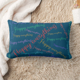 Happy Everything - Buntes Kissen für gute Laune