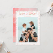 Happy Everything Foto Ferienkarte Karte (Vorderseite/Rückseite Beispiel)