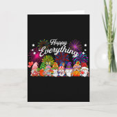 Happy Everything Gnomes For All Year Every Holiday Karte (Vorderseite)
