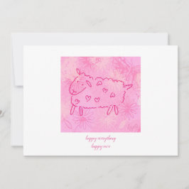 Happy Ewe glücklich alles Feiertagskarte