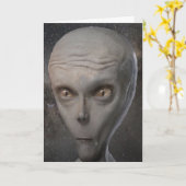 Happy Extraterrestrial Abduction Day - March 20th Karte (Gelbe Blume)