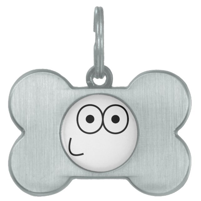 Happy Eyes and Mouth - Pet Tag Tiermarke (Vorderseite)