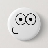 Happy Eyes and Mouth - Pinback Button (Vorderseite)