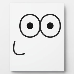 Happy Eyes and Mouth - Plaque Fotoplatte