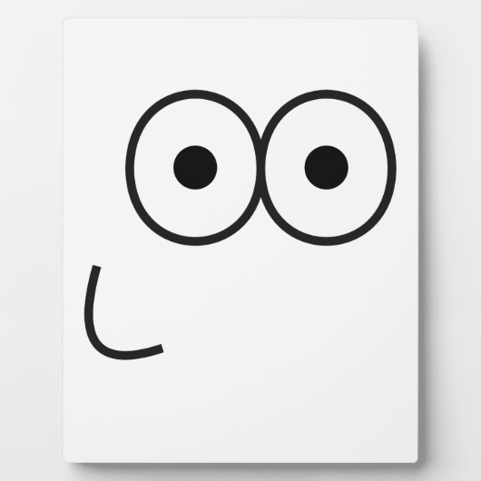 Happy Eyes and Mouth - Plaque Fotoplatte (Vorderseite)