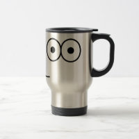Happy Eyes and Mouth - Travel Mug