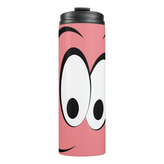 Happy Eyes Thermal Tumbler Thermosbecher (Vorderseite)