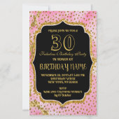 Happy Fabulous 30. Geburtstag Einladung Party Briefpapier (Rückseite)