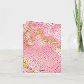 Happy Fabulous 40. Geburtstag Faltkarte (Rückseite)