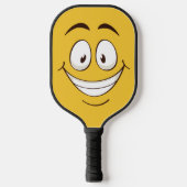Happy Face Angry Face Pickleball Schläger (Vorderseite)
