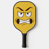 Happy Face Angry Face Pickleball Schläger (Rückseite)