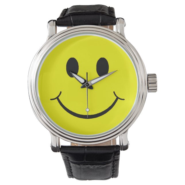 Happy Face Armbanduhr (Vorderseite)