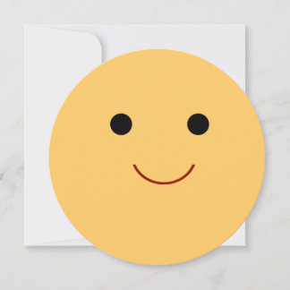 Happy Face Birthday Einladung