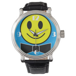 Happy Face Bow Krawatte Watch Armbanduhr