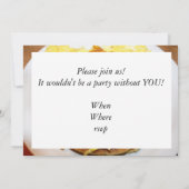 Happy Face Breakfast Einladung (Rückseite)