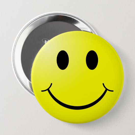 Happy Face Button (Vorne & Hinten)
