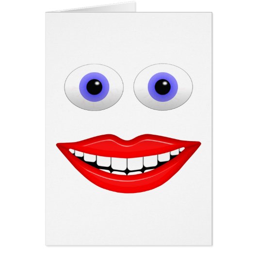 Happy Face Card (Vorne)