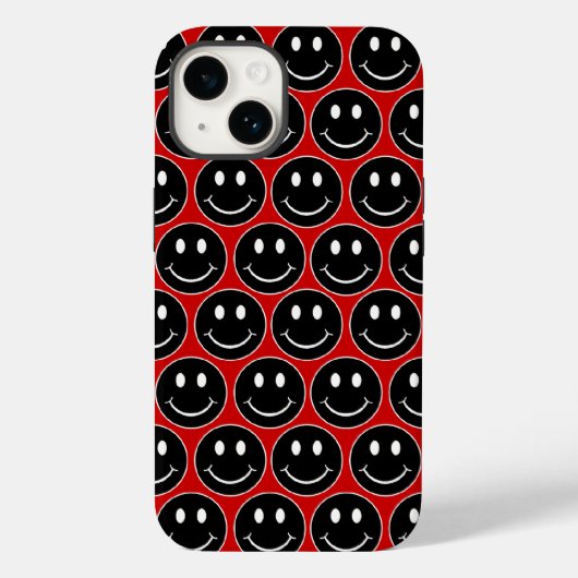 Happy Face Case-Mate iPhone Hülle (Rückseite)