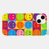 Happy Face Case-Mate iPhone Hülle (Rückseite (Horizontal))