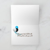 Happy Face Chocolate Chip Cookie Karte (Innenseite)