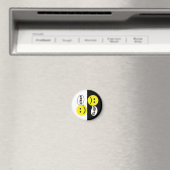 Happy Face CLEAN DIRTY Geschirrspülmaschine Magnet (In Situ (Geschirrspüler))