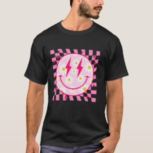 Happy Face Daisy Blume Shirt Preppy Ästhetik Smi