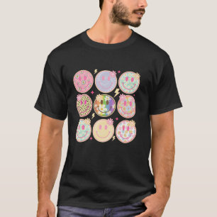 Happy Face Daisy Blume Shirt Preppy Ästhetik Smi
