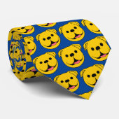 Happy Face Dog Krawatte (Gerollt)