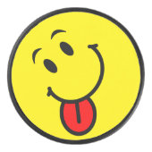 Happy Face Eishockey Puck (Vorderseite)