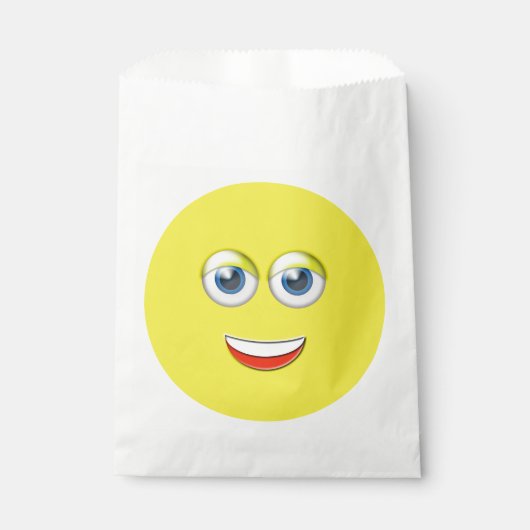 Happy Face Emoji Geschenktütchen (Vorderseite)