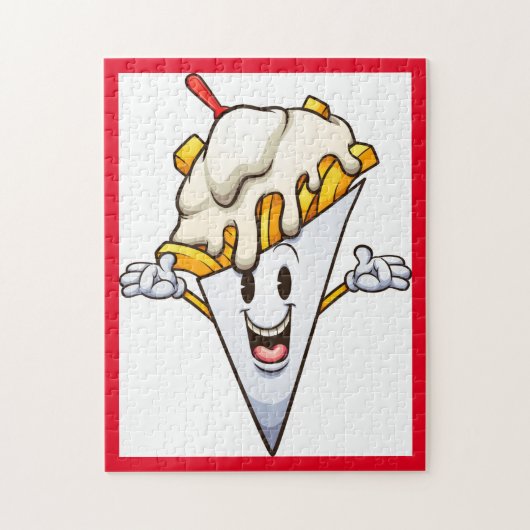 Happy Face Fries Puzzle (Vertikal)