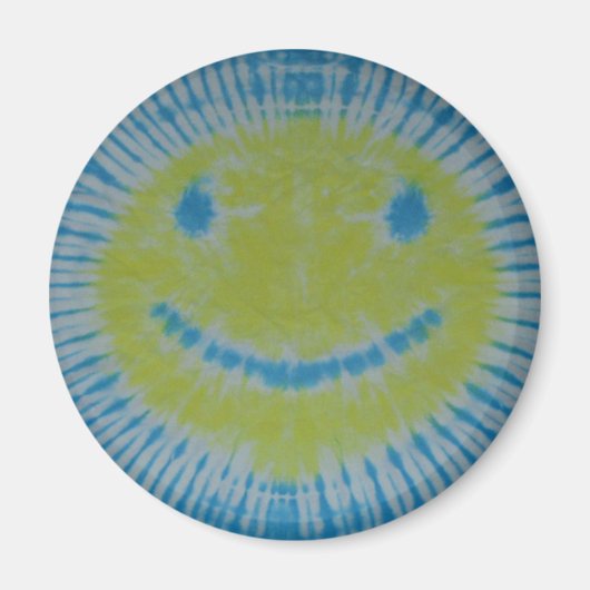 Happy Face Gefärbte Krawatte Magnet (Vorne)
