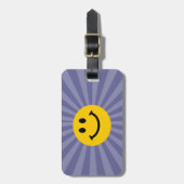 Happy Face Gepäckanhänger (Vorderseite vertikal)