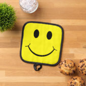 Happy Face Graphic | Gelb Topflappen (Oben Unten)