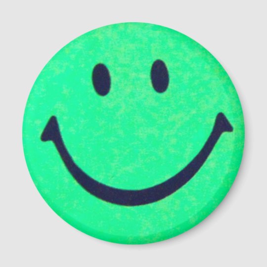 Happy Face Happiness Smiling Face Magnet Zazzle De