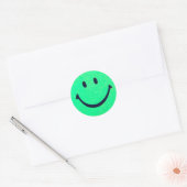 Happy face – Happiness – smiling face Runder Aufkleber (Umschlag)