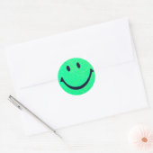 Happy face – Happiness – smiling face Runder Aufkleber (Umschlag)