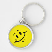 Happy Face Hat Schlüsselanhänger (Vorne)