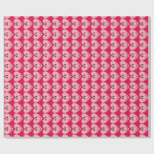Happy Face Heart Geschenkpapier (Flach)