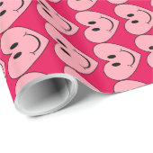 Happy Face Heart Geschenkpapier (Rolleneckpunkt)